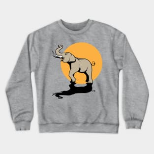 Elephant Sunrise Crewneck Sweatshirt